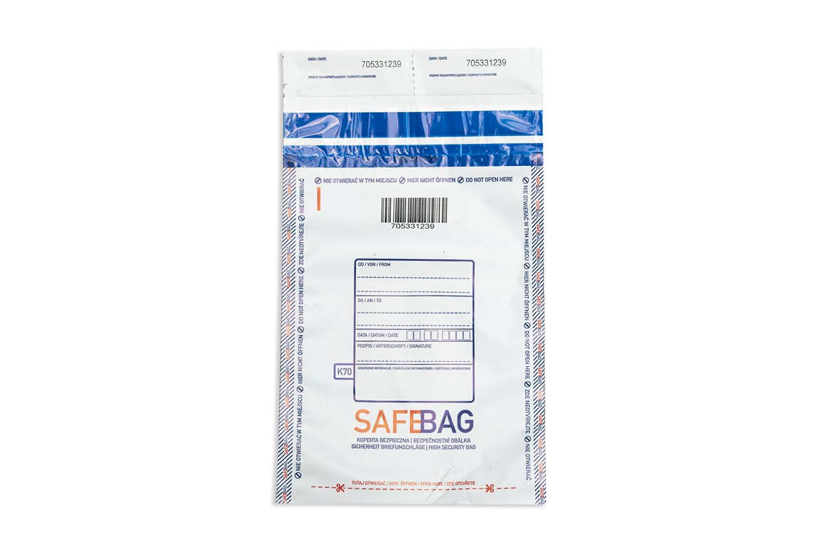 Koperta bezpieczna K70 SafeBag biała 1szt. Bong